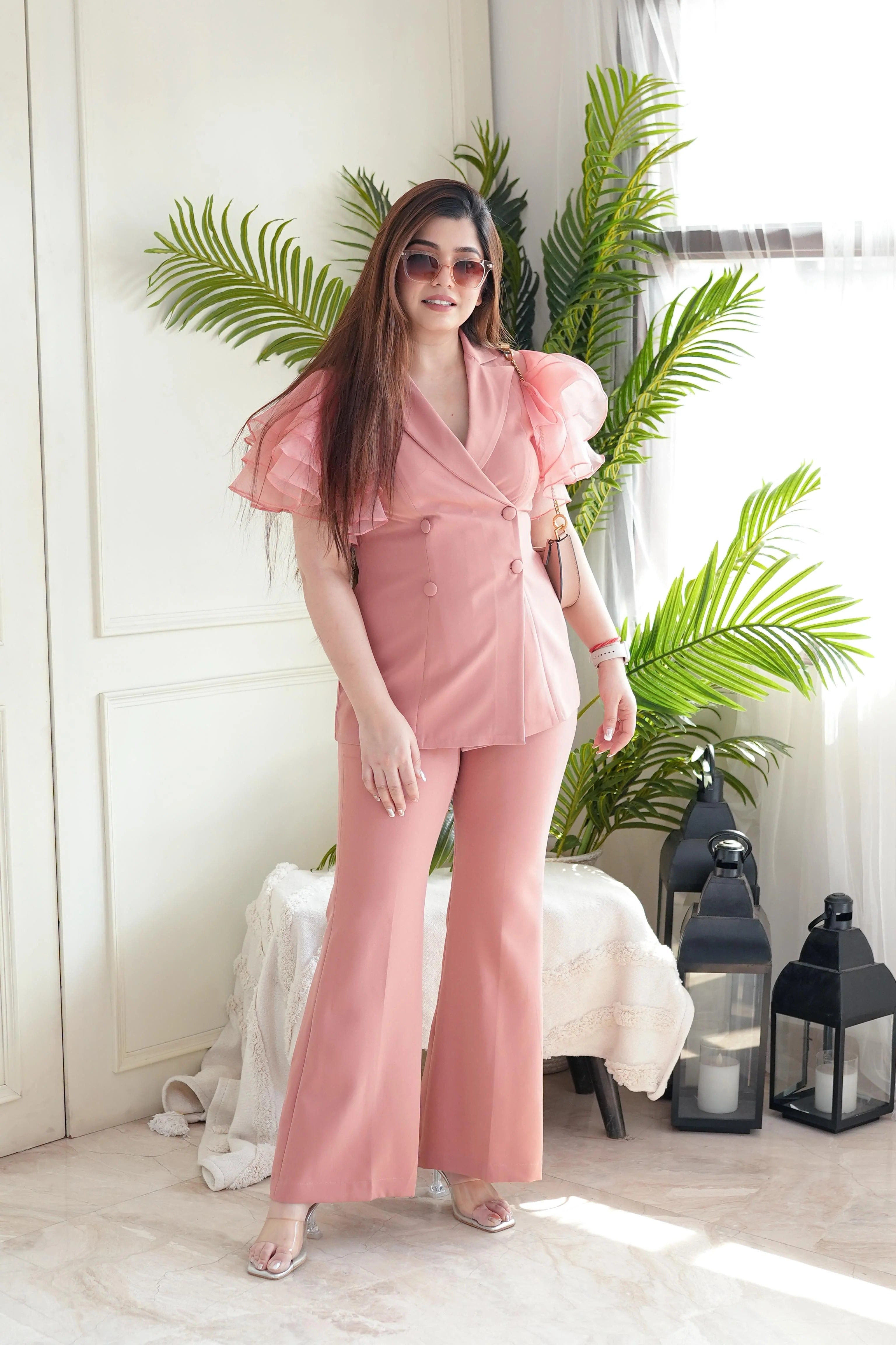 K Studio Light Colored Co Ord Set