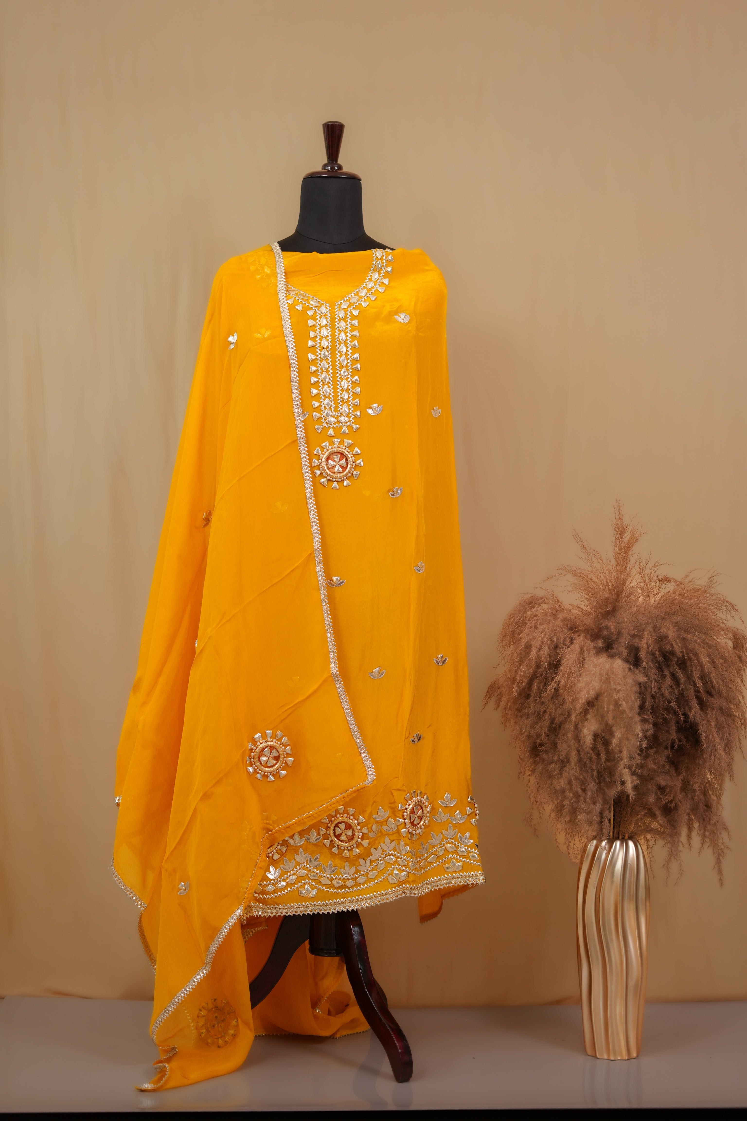The Crimson Mandala Ensemble unstitched suit