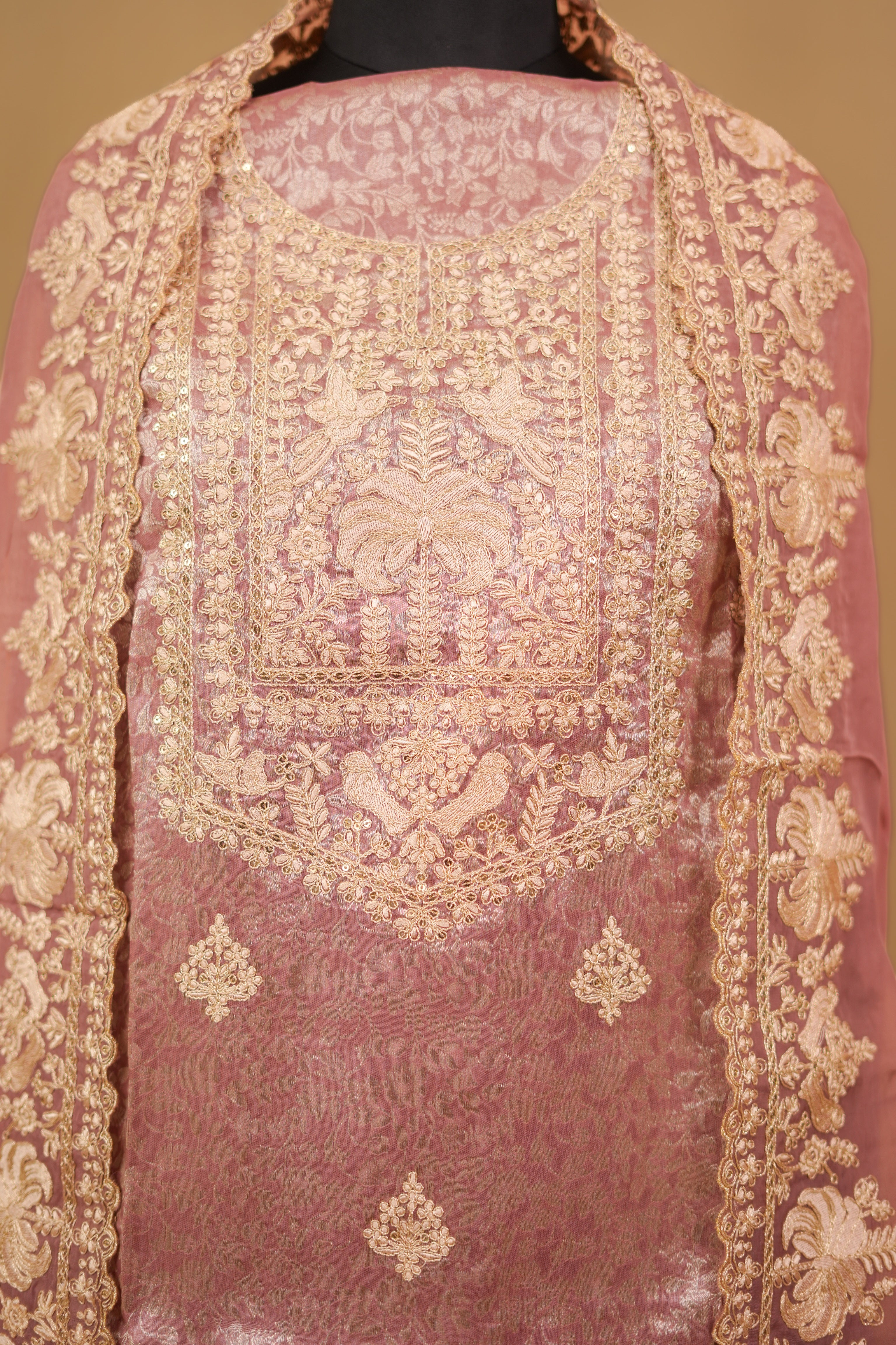 Meadow Mist Embroidery unstitched suit